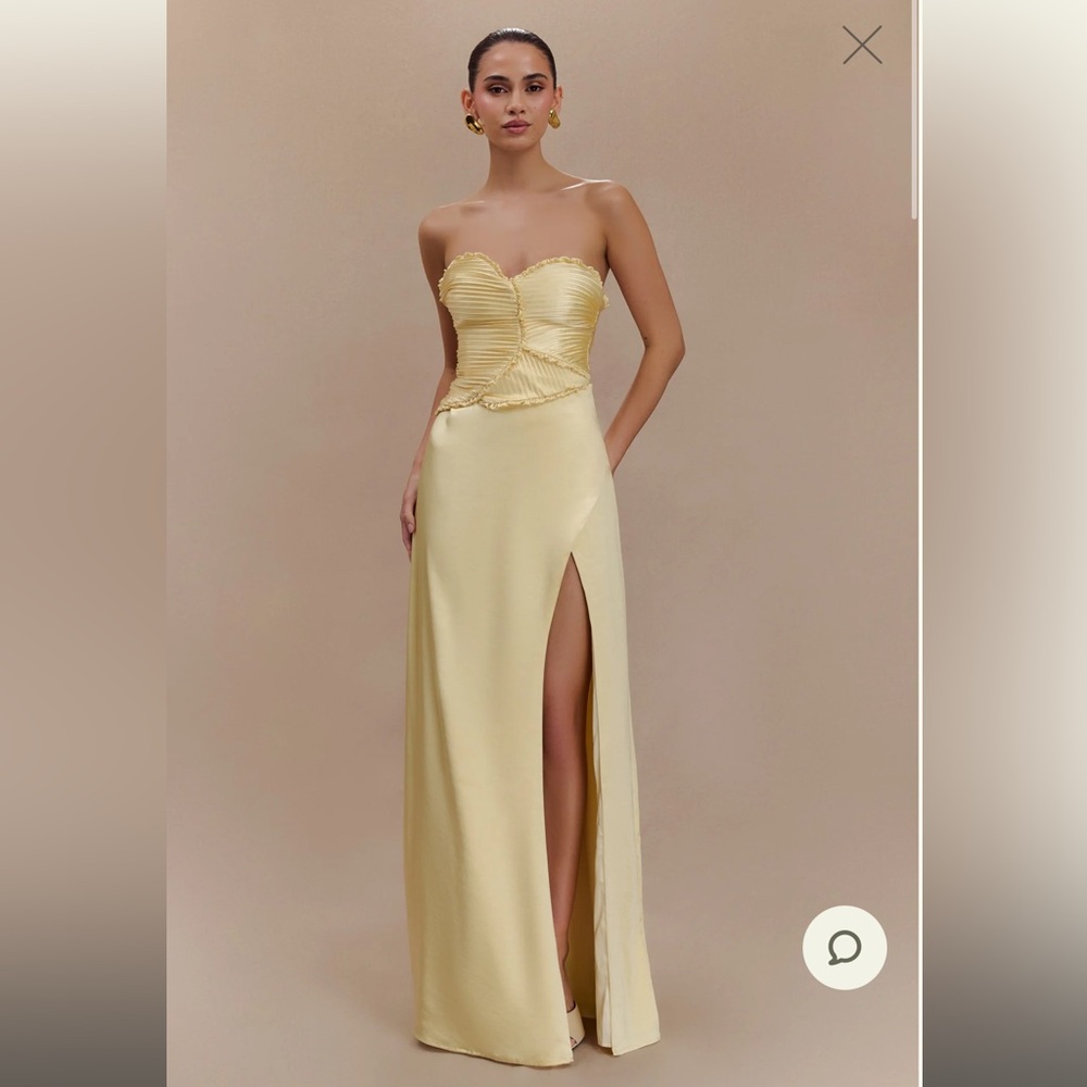 Meshki Larissa Satin Maxi Dress